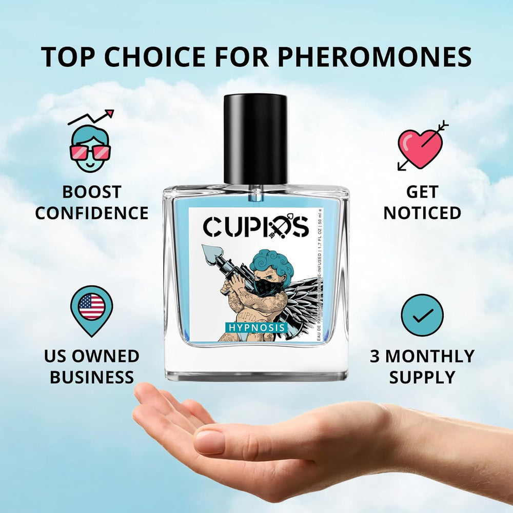 Cupids Hypnosis Pheromone Infused Eau de Parfum 50ml | Long Lasting Fragrance | Organic Wellness Hub