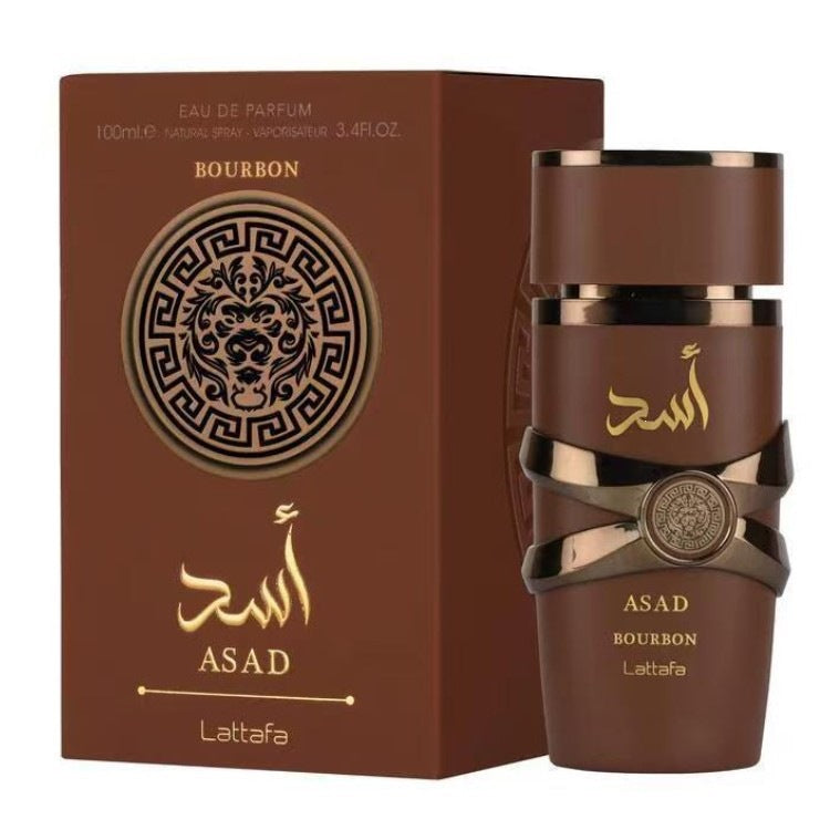 Lattafa Asad Eau de Parfum 100ml - Long Lasting Woody Spicy Men's Perfume | Organic Wellness Hub