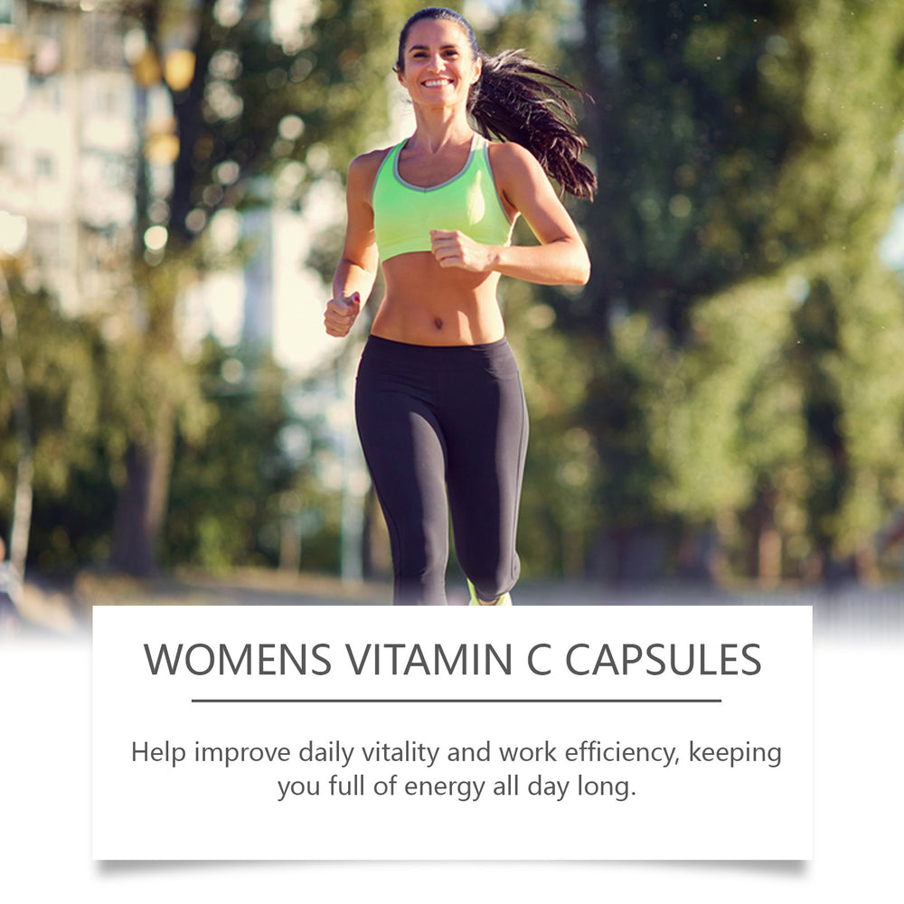 Googeer Women's Vitamin C Capsules 120ct - Heart, Skin, Hair & Immune Support | Organic Wellness Hub