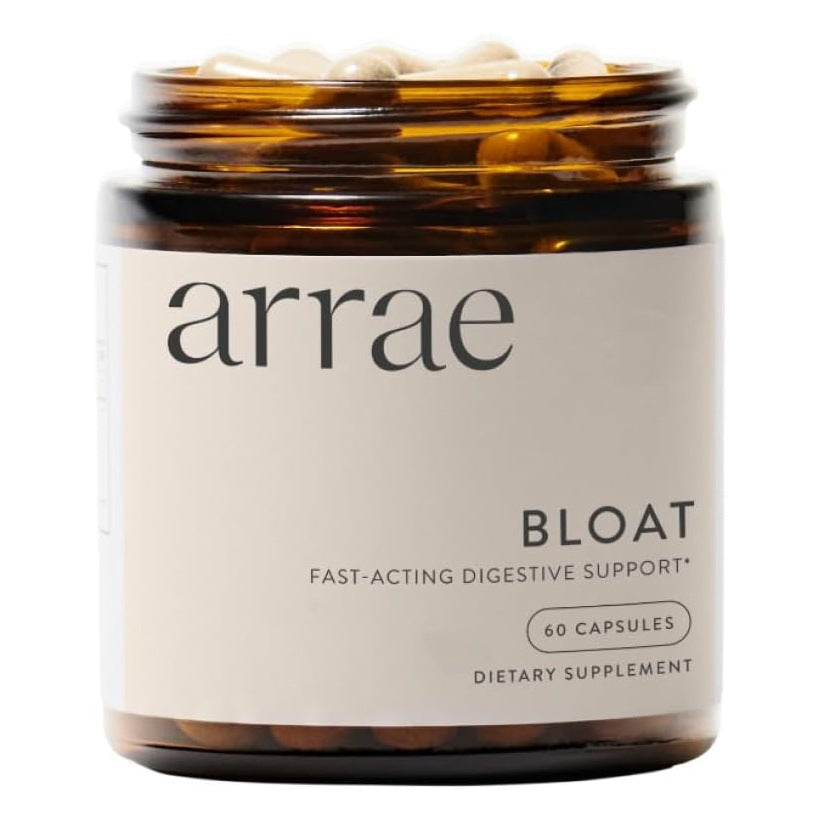 Arrae Bloat ? Fast-Acting Digestive Support Capsules | 60 Count | Reduce Bloating Naturally | Organic Wellness Hub