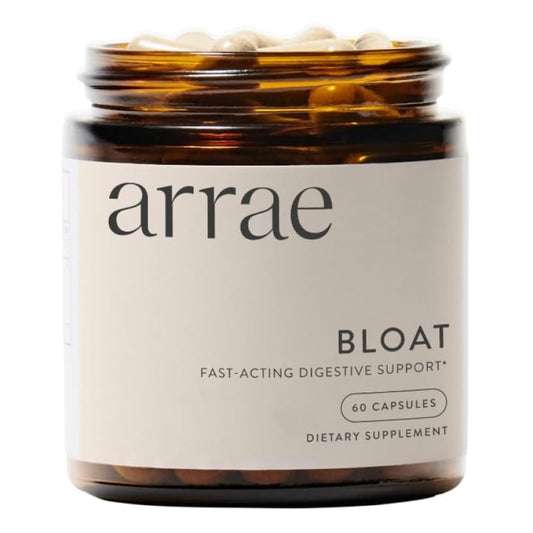 Arrae Bloat ? Fast-Acting Digestive Support Capsules | 60 Count | Reduce Bloating Naturally | Organic Wellness Hub