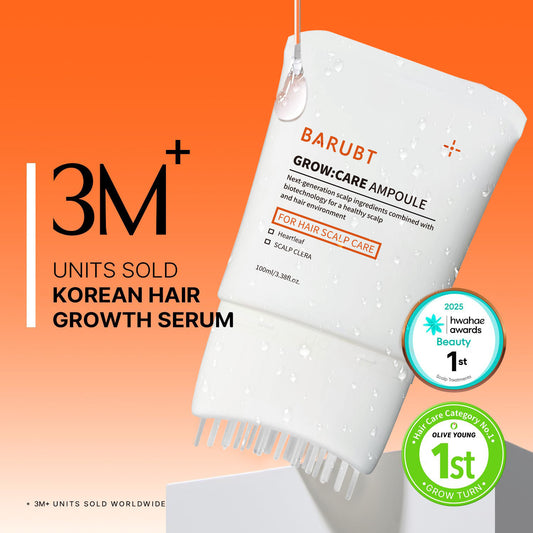 BARUBT Grow:Care Hair Scalp Ampoule | Healthy Hair Growth | Organic Wellness Hub