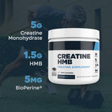 Creatine HMB Powder 5g Creatine + 1.5g HMB | Tropical Punch | Organic Wellness Hub
