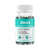 DEOS Body Deodorizing Supplement | Natural Internal Deodorant Capsules | Fresh Underarms, Breath & Body Odour | 30 Capsules | Lab Tested | Organic Wellness Hub