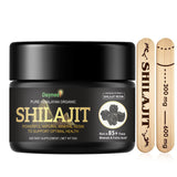 Daynee Pure Himalayan Organic Shilajit Resin 50g | 85+ Trace Minerals & Fulvic Acid | Organic Wellness Hub