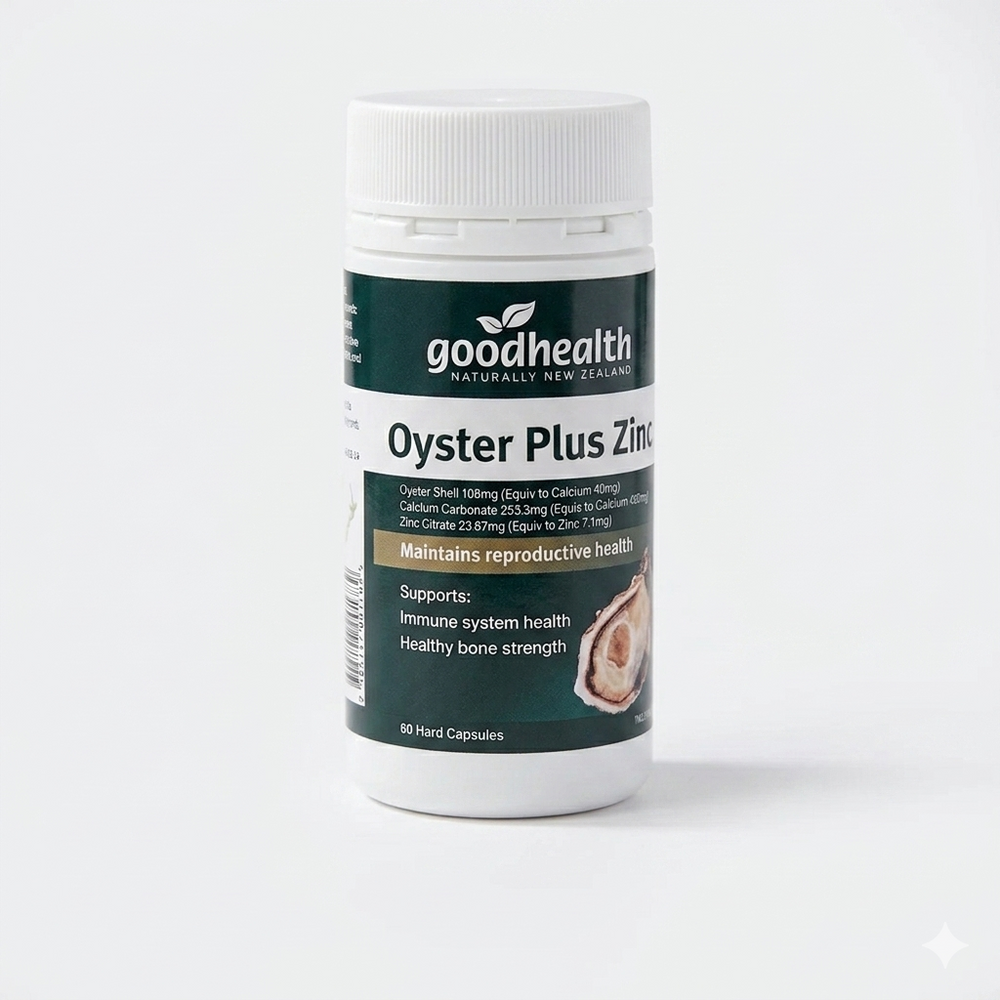 Good Health Oyster Plus Zinc Single | Organic Wellness Hub