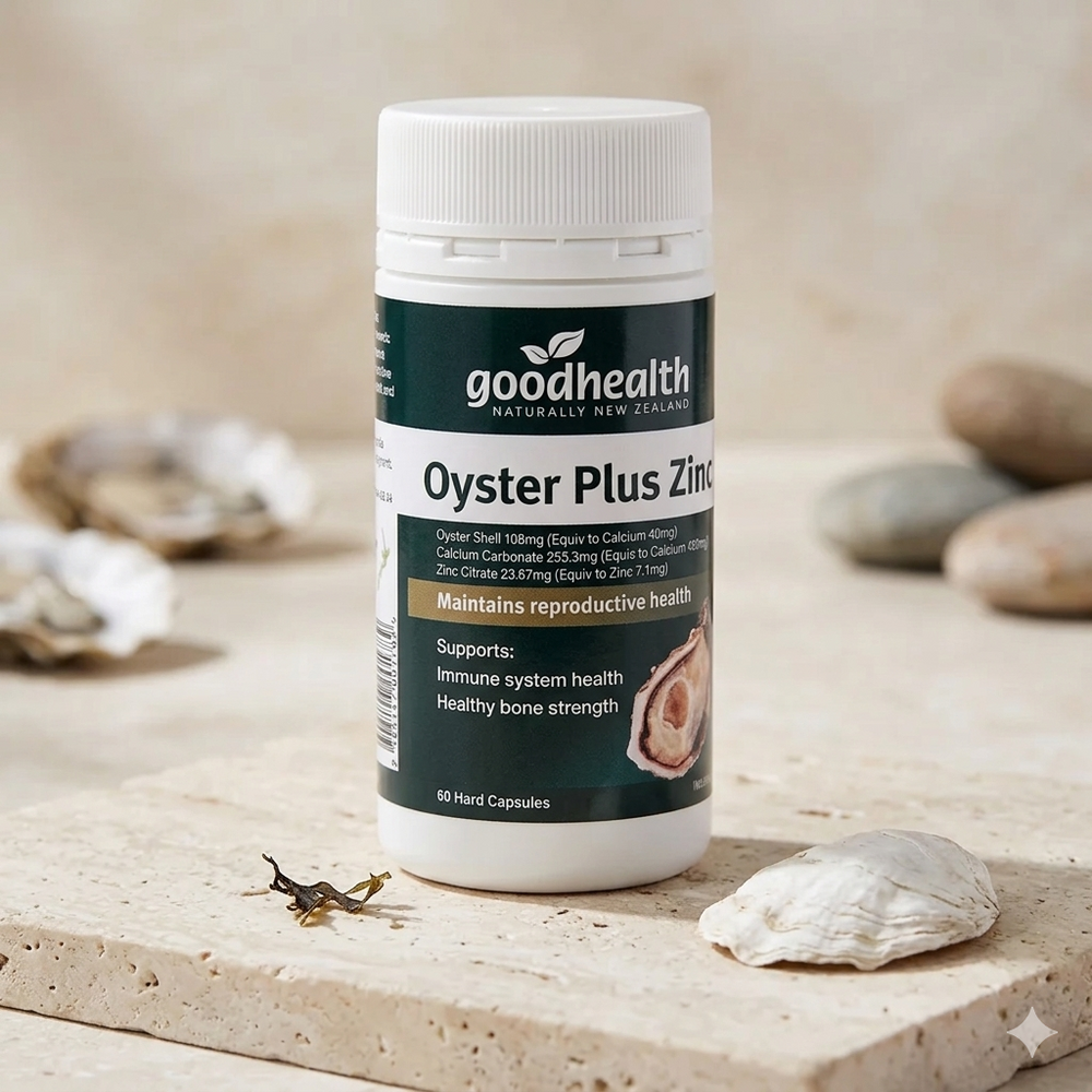 Good Health Oyster Plus Zinc Single | Organic Wellness Hub