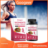 Googeer Women's Vitamin C Capsules 120ct - Heart, Skin, Hair & Immune Support | Organic Wellness Hub
