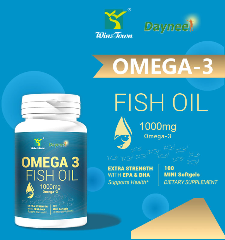 Omega 3 Fish Oil 1000mg 3-Pack | 300 Mini Softgels EPA & DHA | Organic Wellness Hub