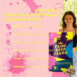 Prime Beef Organ Supplement Capsules | Grass-Fed & Pasture-Raised Beef Organs | 60 Capsules | Lab Tested | Organic Wellness Hub
