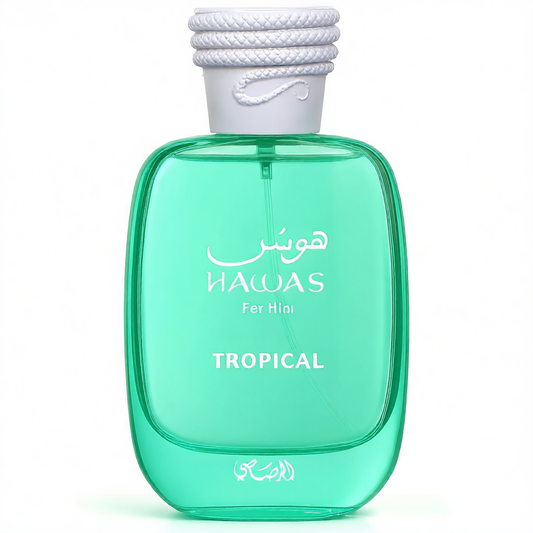 Hawas Tropical For Him Eau de Parfum 100ml | Fresh Tropical Long-Lasting Men's Fragrance | Organic Wellness Hub