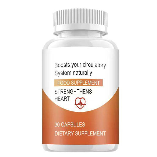Heart Health Capsules | Natural Circulatory Support Supplement - 30 Capsules | Organic Wellness Hub