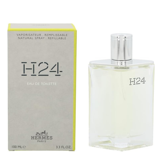Hermès H24 Eau de Toilette for Men 100ml | Refillable Natural Spray - Organic Wellness Hub