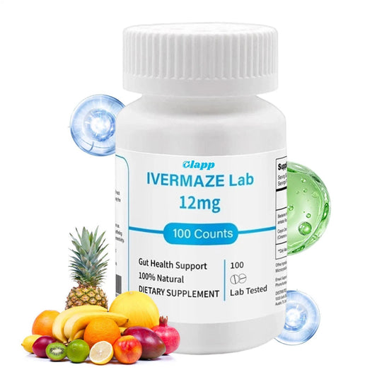 Ivermaze Lab 12mg Supplement 100 Count | Lab Tested Quality Formula | Organic Wellness Hub