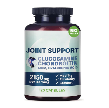 Joint Support Glucosamine Chondroitin MSM + Hyaluronic Acid | 2150mg | 120 Capsules ? Organic Wellness Hub