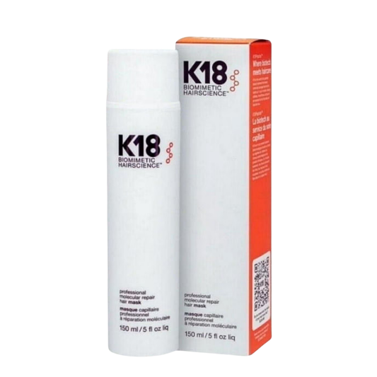 K18 Biomimetic Hairscience Professional Molecular Repair Hair Mask 150ml - Deep Repair for Damaged Hair | Organic Wellness Hub