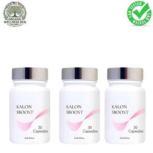 Kalon Sboost 3-Pack Beauty Bundle 500mg | 90 Capsules | Organic Wellness Hub