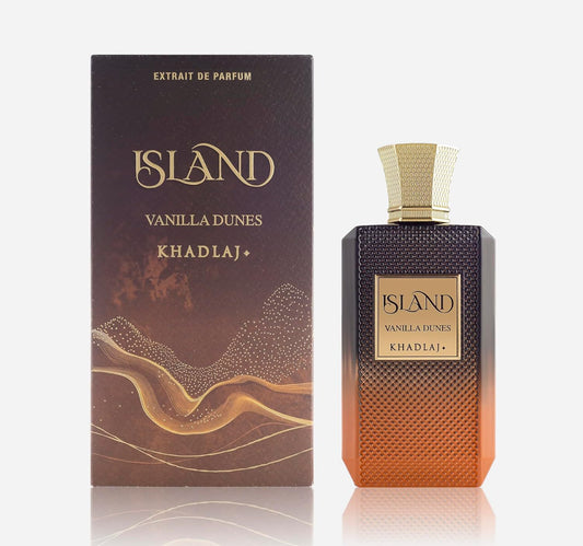 Khadlaj Island Vanilla Dunes Extrait de Parfum 100ml | Unisex - Organic Wellness Hub