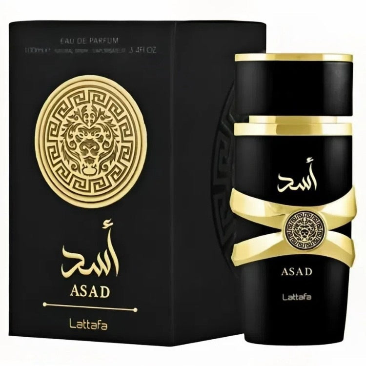 Lattafa Asad Eau de Parfum 100ml ? Long Lasting Woody Spicy Men's Perfume | Organic Wellness Hub