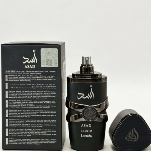 Lattafa Asad Elixir Eau de Parfum | Luxury Long Lasting Men's Fragrance | Organic Wellness Hub