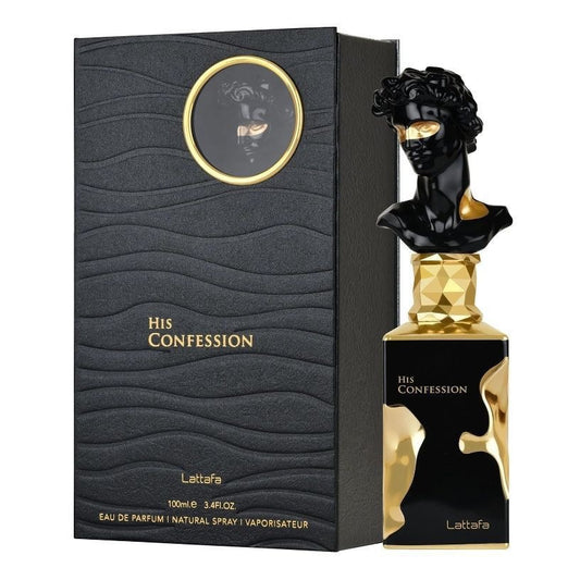 Lattafa His Confession Eau De Parfum 100ml | Luxury Men's Fragrance | Organic Wellness Hub