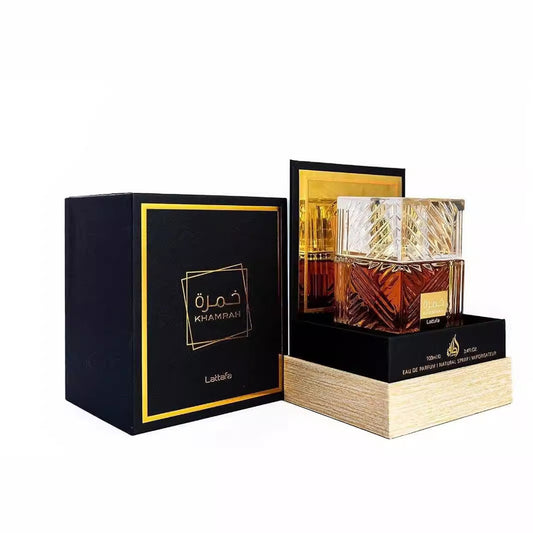 Lattafa Khamrah Eau de Parfum 100ml | Luxury Unisex Arabic Perfume | Organic Wellness Hub