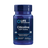 Life Extension Citicoline (CDP-Choline), Enhances Cognitive & Memory Function, 60 Vegetarian Capsules - Organic Wellness Hub
