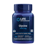 Life Extension Glycine 1000mg, Amino Acid for Healthy Sleep, 100 Vegetarian Capsules - Organic Wellness Hub