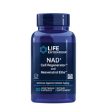 Life Extension NAD+ Cell Regenerator and Resveratrol Elite, Defense Against Cellular Aging, 30 Vegetarian Capsules - Organic Wellness Hub