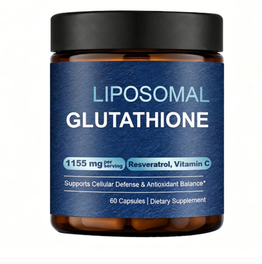 Liposomal Glutathione 1155mg with Resveratrol & Vitamin C - 60 Capsules Antioxidant Supplement | Organic Wellness Hub