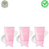 Medicube PDRN Collagen Gua Sha Neck Wrinkle Cream 90g 3 Pack Bundle with 5 Percent Volufiline Organic Wellness Hub