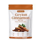 Metabolae Ceylon Cinnamon with MCT Oil Softgels 300 Count - High Potency Cinnamon Supplement | Organic Wellness Hub