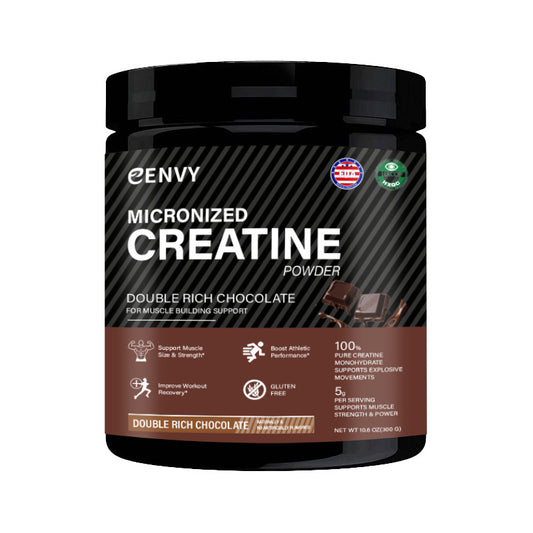 Micronized Creatine Powder Double Rich Chocolate | Muscle Strength & Performance | Organic Wellness Hub
