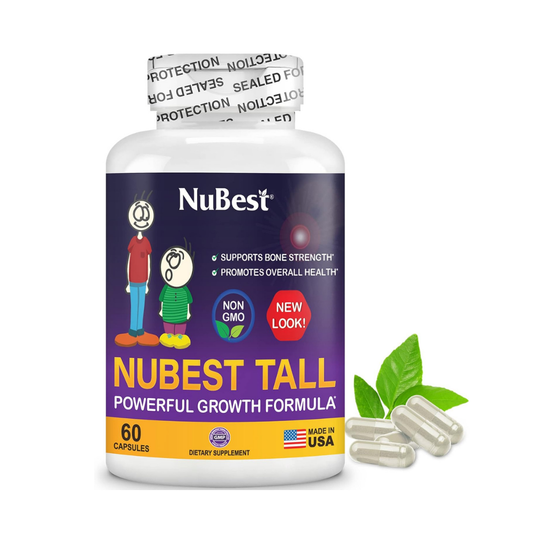 NuBest Tall Growth Formula Capsules - 60 Capsules | Bone Health & Daily Nutrition Support | Organic Wellness Hub