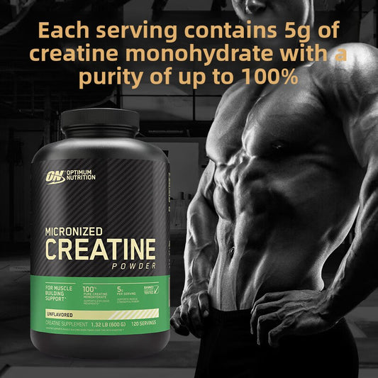 Optimum Nutrition Micronized Creatine Monohydrate Powder, Unflavored, 60 Servings - Organic Wellness Hub