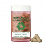 Organic Wellness Hub | Primal Health Blend Capsules 60ct - Hormone Balance, Daily Energy Boost & Mental Clarity Support, Lab Tested Dietary Supplement