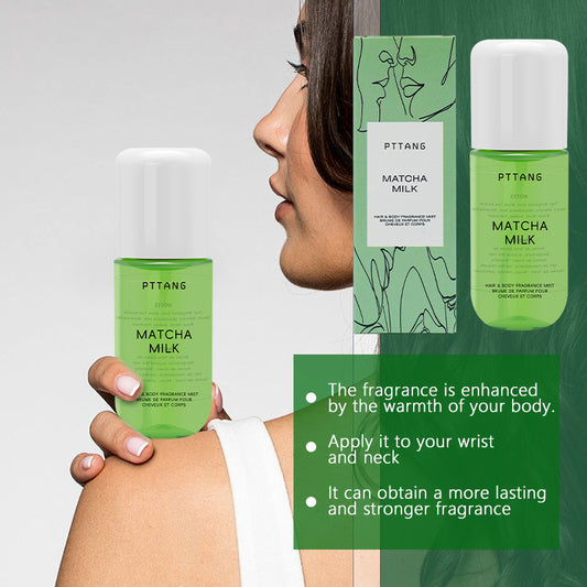PTTANG Matcha Milk Hair & Body Fragrance Mist | Lab-Tested Bergamot & Macadamia Scent - Organic Wellness Hub