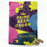 Prime Beef Organ Supplement Capsules | Grass-Fed & Pasture-Raised Beef Organs | 60 Capsules | Lab Tested | Organic Wellness Hub