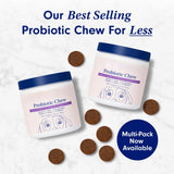 Probiotic Chews for Dogs - Gut Health Soft Chews | Organic Wellness Hub