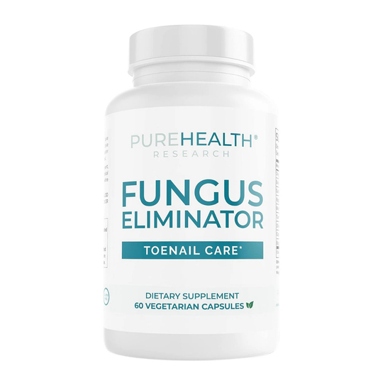PureHealth Research Fungus Eliminator Toenail Care - 60 Vegetarian Capsules | Natural Nail & Foot Wellness Support | Organic Wellness Hub