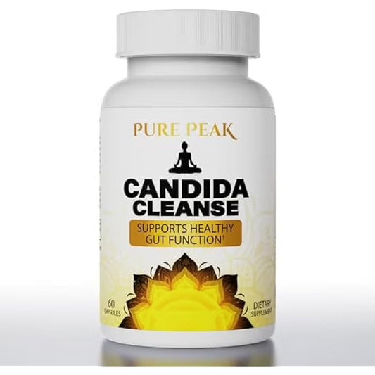 Pure Peak Candida Cleanse | Supports Healthy Gut Function | Natural Antifungal Detox | 60 Capsules – Organic Wellness Hub

