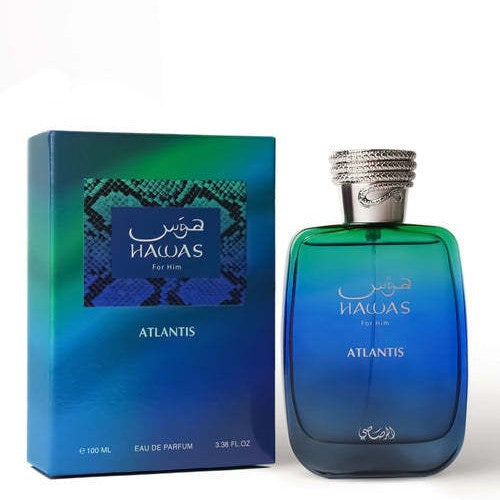 Rasasi Hawas Atlantis For Him Eau de Parfum 100ml | Lab-Tested Aquatic Fragrance - Organic Wellness Hub