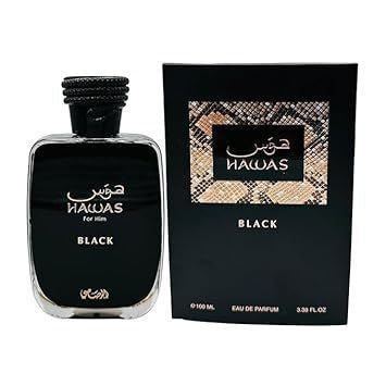 Rasasi Hawas Black Eau de Parfum for Men 100ml | Long Lasting Luxury Fragrance | Organic Wellness Hub
