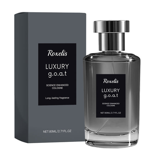 Roxelis Luxury G.O.A.T Science Enhanced Cologne 80ml - Long Lasting Men's Fragrance | Organic Wellness Hub