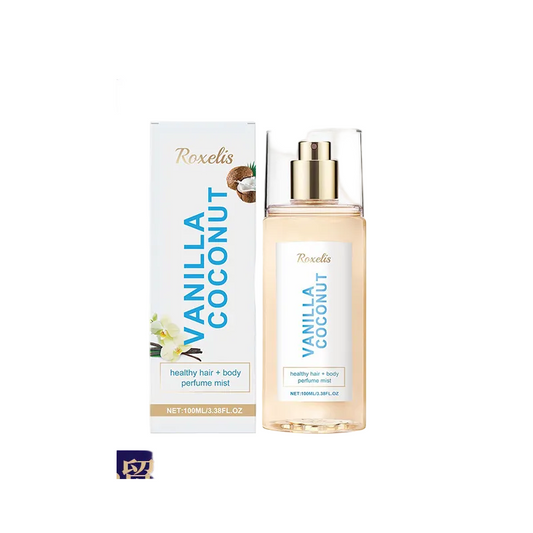 Roxelis Vanilla Coconut Hair + Body Perfume Mist 100ml - Organic Wellness Hub