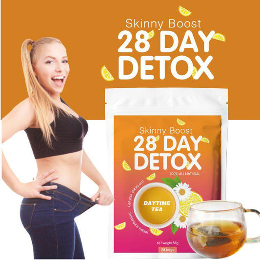 Skinny Boost 28 Day Detox Daytime Tea | 100% Natural Herbal Slimming Tea-28 Bags