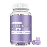 Sleep Deep 5-HTP Gummies with 6mg Melatonin, L-Theanine & Magnesium - 60 Gummies