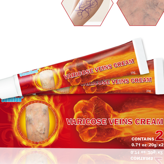 Varicose Veins Relief Cream 2-Pack - Soothing Balm | Organic Wellness Hub
