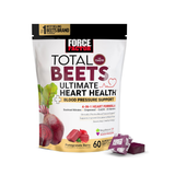 Force Factor Total Beets Heart Health 3-Pack Bundle | 180 Soft Chews | Blood Pressure Support | Organic Wellness Hub