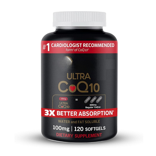 Ultra CoQ10 100mg Softgels (120 Count) - 3X Better Absorption, Cardiologist Recommended | Organic Wellness Hub